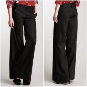 ALICE + OLIVIA Black Wide Leg Pants sz 2 NEW NWT